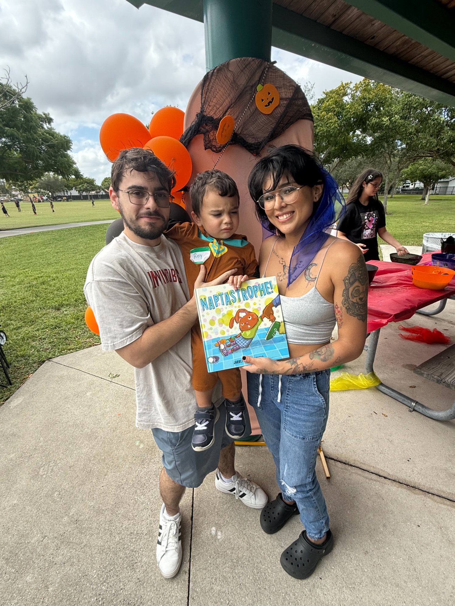 Family with Think! activity book