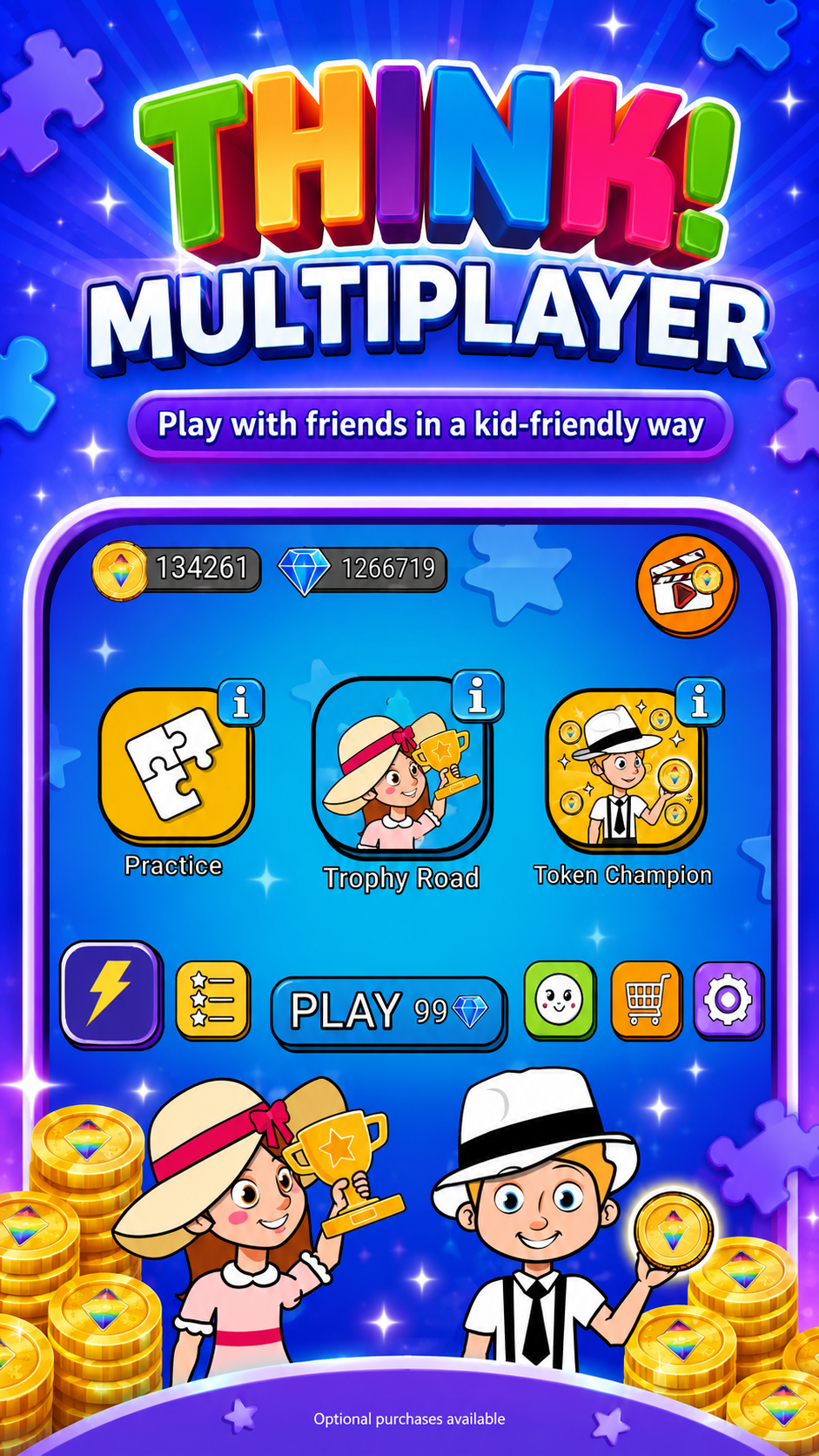 Think! Multiplayer home screen