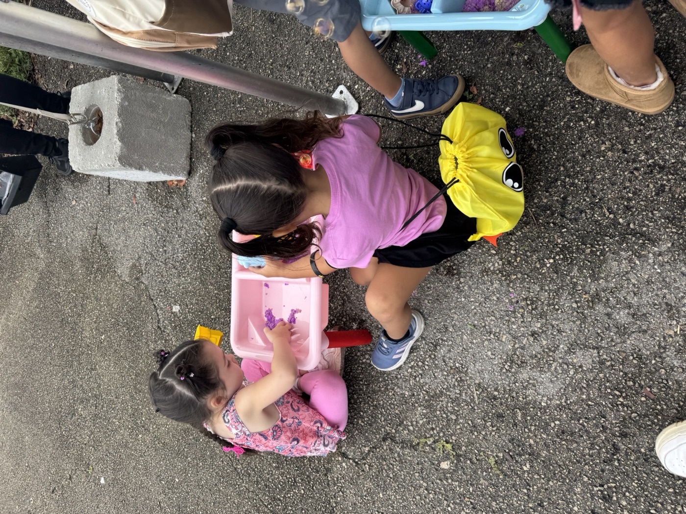 The Think! Brain Zone family — caregivers and children together at one of our co